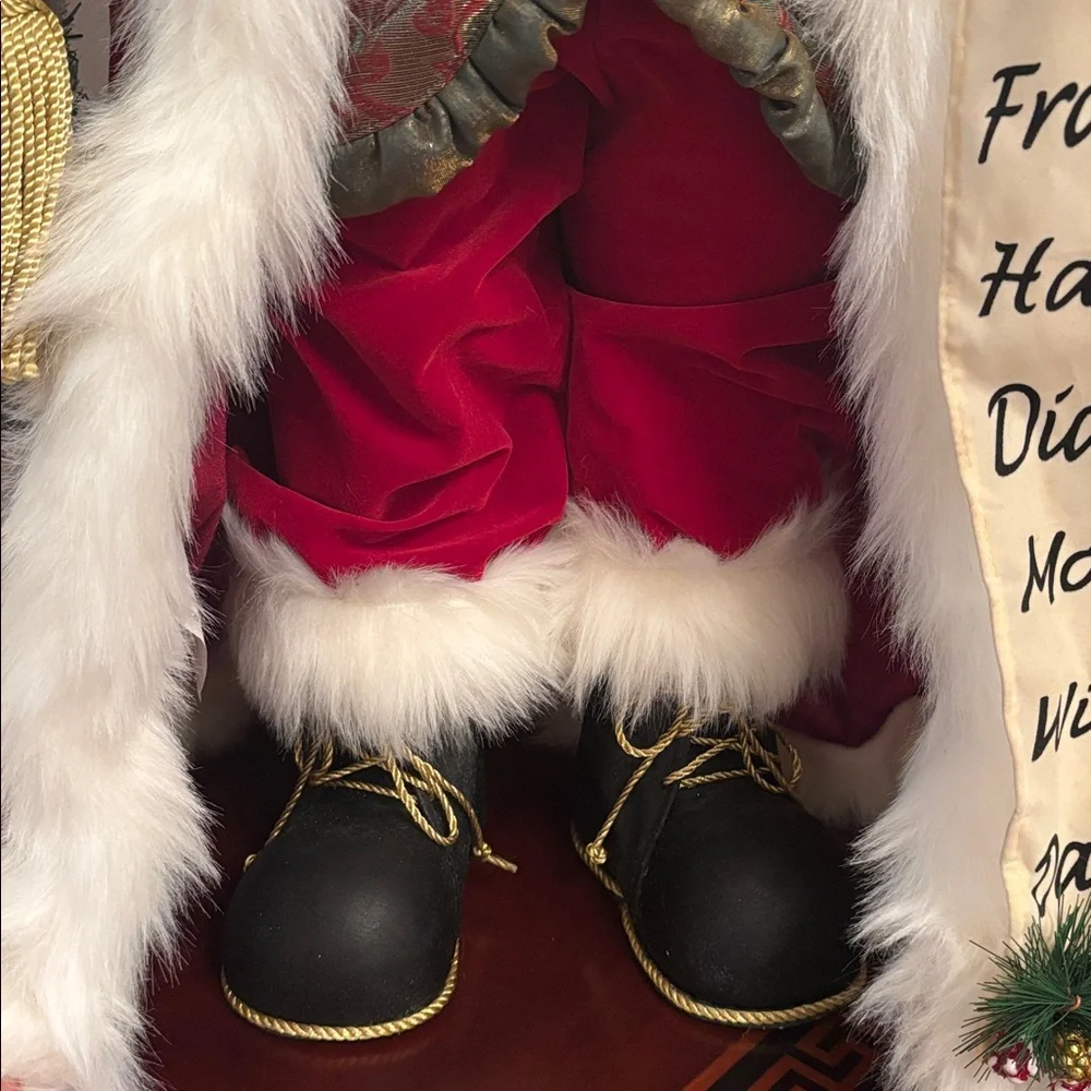 Kirkland Large Decorative Santa Statue 30” Tall